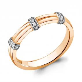 Золотое кольцо AQUAMARINE 964151Ак с бриллиантом 964151Ак фото