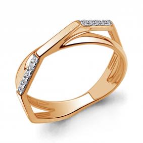 Золотое кольцо AQUAMARINE 964179к с бриллиантом 964179к фото