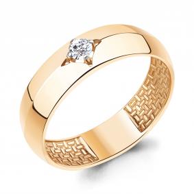 Золотое кольцо AQUAMARINE 964181к с бриллиантом 964181к фото