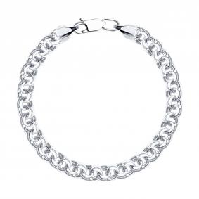 Серебряный браслет плетение Бисмарк SOKOLOV 965141204-3 965141204-3 фото