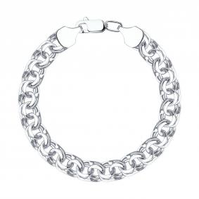 Серебряный браслет плетение Бисмарк SOKOLOV 965141504-3 965141504-3 фото