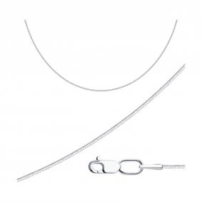 Серебряная цепь плетение Снейк (Тонда) SOKOLOV 968010300-37 968010300-37 фото