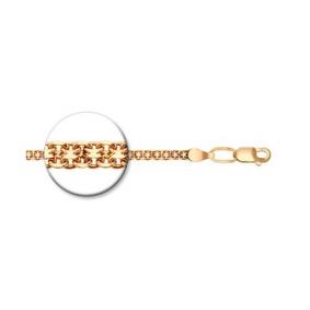 Браслет плетение Бисмарк из золочёного серебра SOKOLOV 985050402 985050402 фото