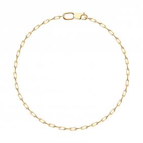 Браслет плетение Якорное из золочёного серебра SOKOLOV 985200504 985200504 фото