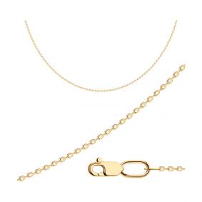 Цепь плетение Якорное из золочёного серебра SOKOLOV 988530354 988530354 фото