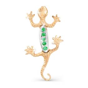 Золотая подвеска КЮЗ Del'ta D030050 с фианитом D030050 фото