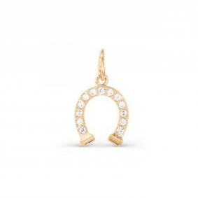 Золотая подвеска КЮЗ Del'ta D030057 с фианитом D030057 фото