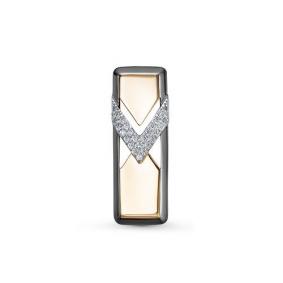 Золотая подвеска КЮЗ Del'ta D0300724 с фианитом D0300724 фото