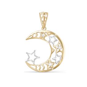 Золотая подвеска КЮЗ Del'ta D030439 с фианитом D030439 фото