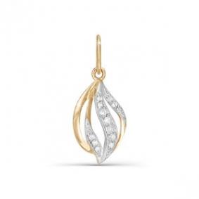 Золотая подвеска КЮЗ Del'ta D030652 D030652 фото