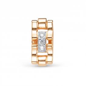 Золотая подвеска КЮЗ Del'ta D0307035 с фианитом D0307035 фото