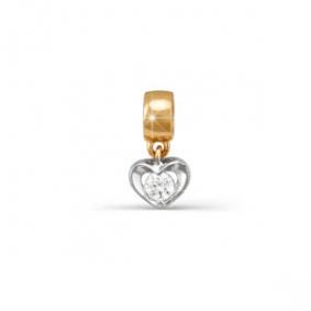 Золотая подвеска КЮЗ Del'ta D030940 с фианитом D030940 фото