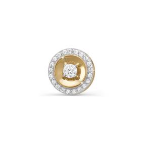 Золотая подвеска КЮЗ Del'ta D030983 с фианитом D030983 фото