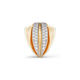 Золотая подвеска КЮЗ Del'ta D031548 с фианитом D031548 фото