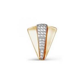 Золотая подвеска КЮЗ Del'ta D031554 с фианитом D031554 фото