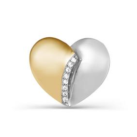 Золотая подвеска КЮЗ Del'ta D031561 с фианитом D031561 фото