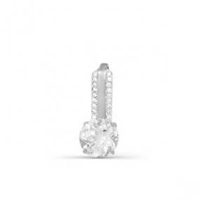 Подвеска из белого золота КЮЗ Del'ta D031757 с фианитом D031757 фото