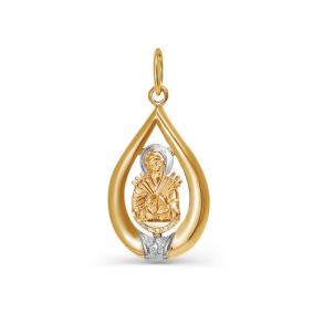 Золотая подвеска КЮЗ Del'ta D032035 D032035 фото