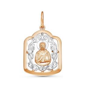Золотая подвеска КЮЗ Del'ta D032127 с фианитом D032127 фото