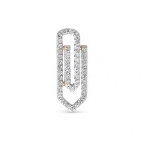 Золотая подвеска КЮЗ Del'ta D033644 с фианитом D033644 фото