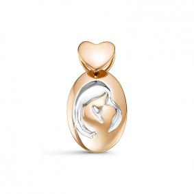 Золотая подвеска Мать и дитя КЮЗ Del'ta D033918 D033918 фото