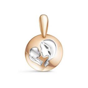 Золотая подвеска Мать и дитя КЮЗ Del'ta D033933 D033933 фото