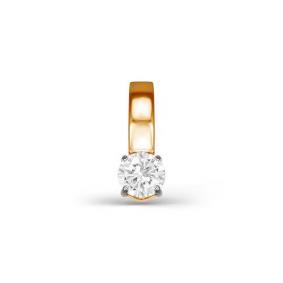 Золотая подвеска КЮЗ Del'ta D034450 с фианитом D034450 фото