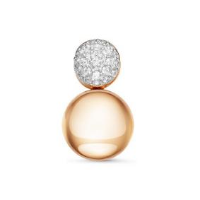 Золотая подвеска КЮЗ Del'ta D035749 с фианитом D035749 фото