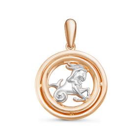 Золотая подвеска Знак зодиака Козерог КЮЗ Del'ta D035792 D035792 фото