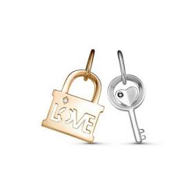 Золотая подвеска КЮЗ Del'ta D035894 с фианитом D035894 фото