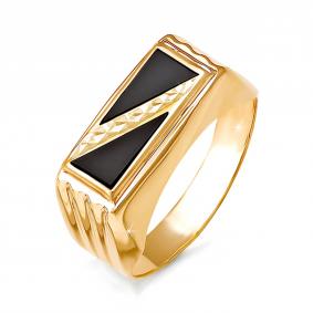 Золотое кольцо КЮЗ Del'ta D040140 с фианитом D040140 фото