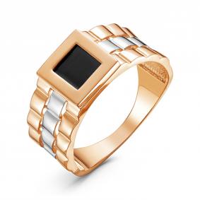 Золотое кольцо КЮЗ Del'ta D040213 с фианитом D040213 фото