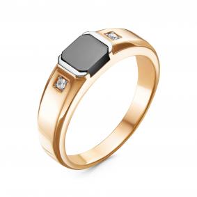 Золотое кольцо КЮЗ Del'ta D040263 с фианитом D040263 фото