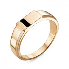 Золотое кольцо КЮЗ Del'ta D040264 с эмалью D040264 фото