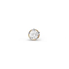 Одиночная серьга из золота КЮЗ Del'ta с фианитом D050345 D050345 фото