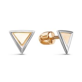 Золотые серьги КЮЗ Del'ta D050372 D050372 фото