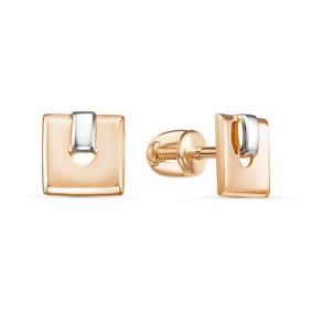 Золотые серьги КЮЗ Del'ta D050734 D050734 фото