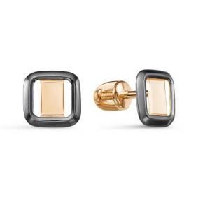 Золотые серьги КЮЗ Del'ta D051025 D051025 фото