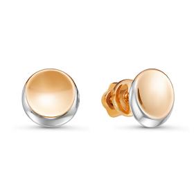 Золотые серьги КЮЗ Del'ta D054789 D054789 фото