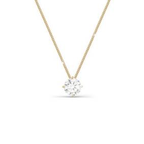 Золотое колье КЮЗ Del'ta D070054 с фианитом D070054 фото