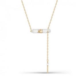 Золотое колье КЮЗ Del'ta D070080 с фианитом D070080 фото