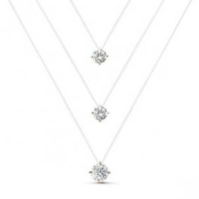 Колье на леске КЮЗ Del'ta с фианитом D070250 D070250 фото