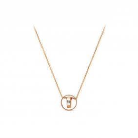 Золотое колье КЮЗ Del'ta D0702645 с фианитом D0702645 фото