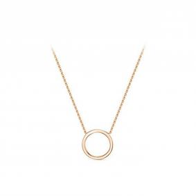 Золотое колье КЮЗ Del'ta D0703536 с фианитом D0703536 фото