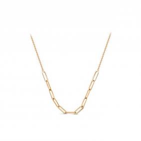 Золотое колье КЮЗ Del'ta D0703616 с фианитом D0703616 фото