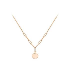 Золотое колье КЮЗ Del'ta D0703649 с фианитом D0703649 фото