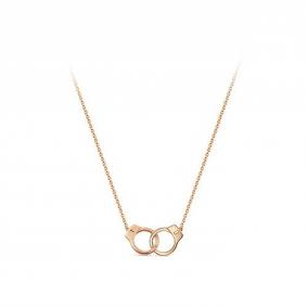 Золотое колье КЮЗ Del'ta D0704080 с фианитом D0704080 фото