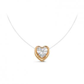 Колье на леске  КЮЗ Del'ta с фианитом D070898 D070898 фото