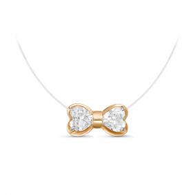 Колье на леске КЮЗ Del'ta с фианитом D070900 D070900 фото