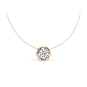 Колье на леске КЮЗ Del'ta с фианитом D070916 D070916 фото